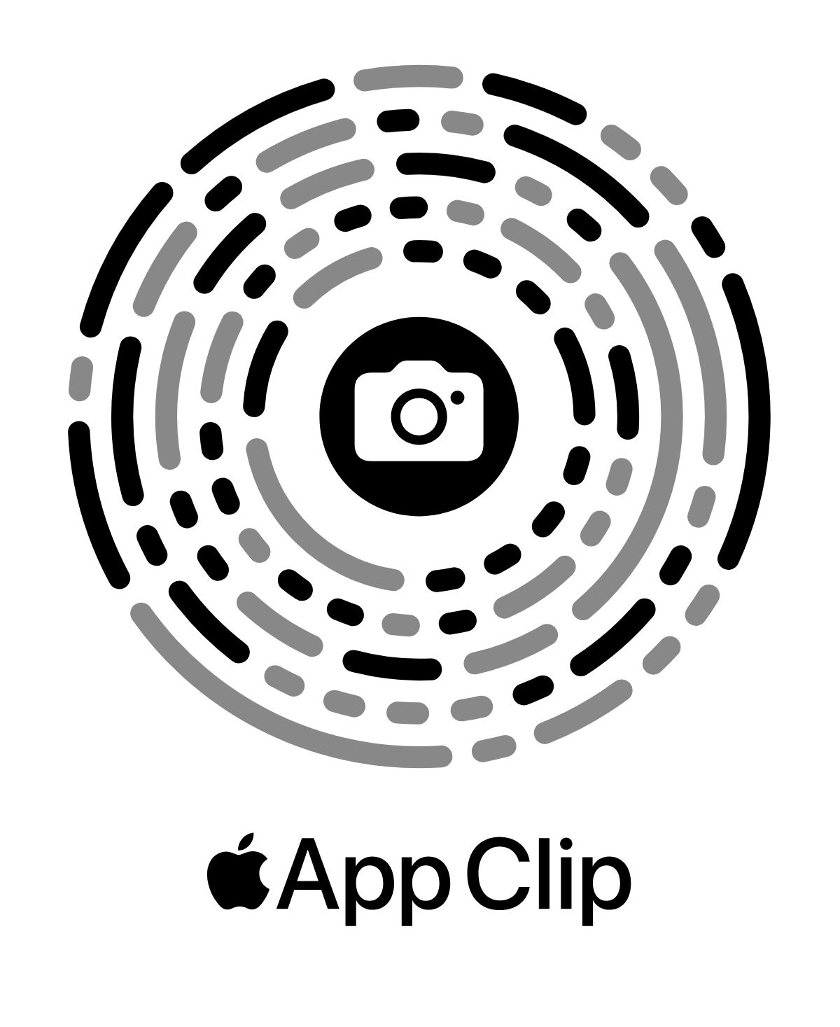 ShirekaのApp Clipコード。iPhoneのカメラで読み取るとApp Clipが起動します
